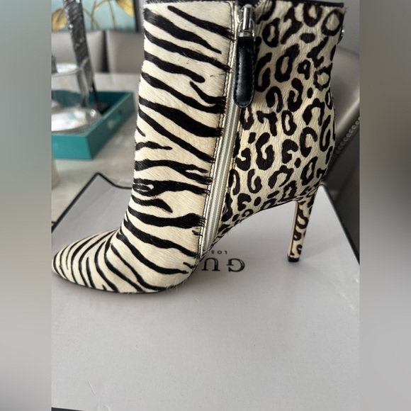 Guess Zebra Print Ankle Boots - Picture 5 of 8
